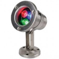 Φωτιστικό Συντριβανιού LED 3W 12V IP68 RGB με Controller 98LED003RGB